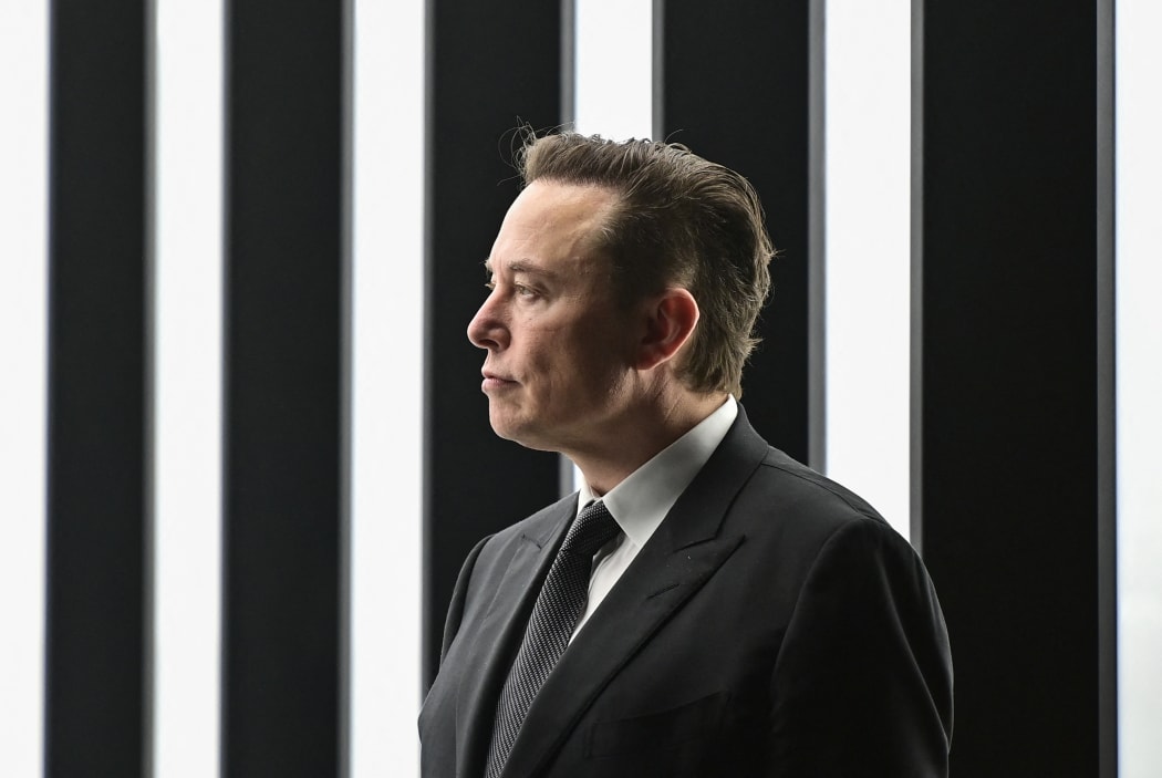 Tesla chief executive Elon Musk attends the opening of the Tesla factory Berlin Brandenburg.