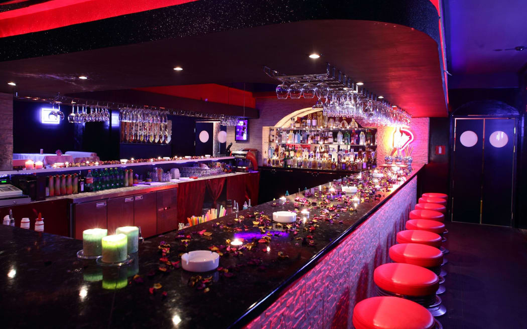 Dark bar, night club