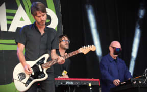 Strawpeople perform at WOMAD 2024 on 15 March, in New Plymouth.
