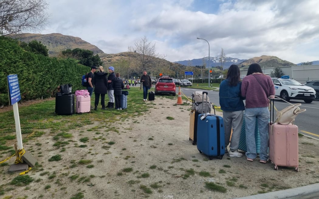 Queenstown Airport had to evacuate passengers after a potential bomb alert on 6 October, 2023.
