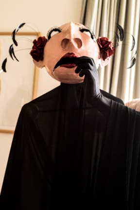 Opera Singer puppet created by Sam Duckor-Jones.