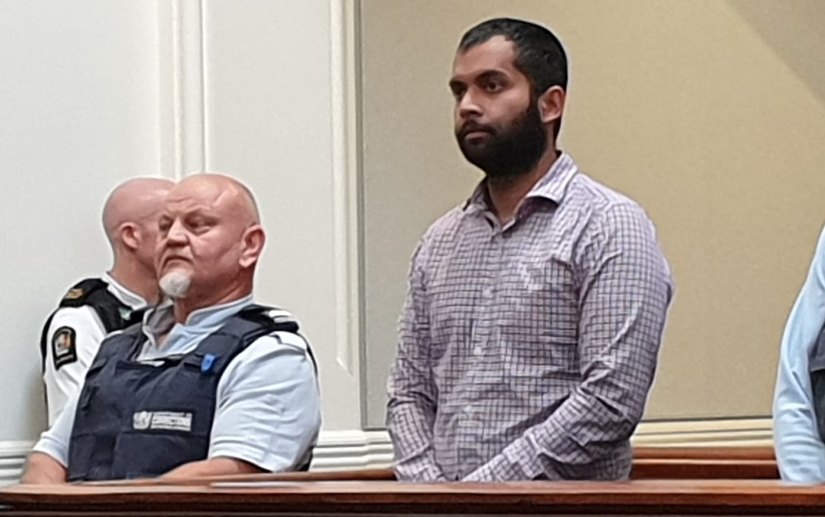 Former doctor Venod Skantha at his sentencing today.