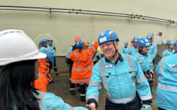 Prime Minister Christopher Luxon visited Marsden Point with with Finance Minister Nicola Willis and Associate Minister for Energy Shane Jones on 7 July 2026.