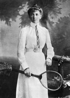 British tennis player Charlotte Cooper won two gold medals at the Olympic Games in Paris in 1900.
