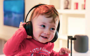 Toddler listening