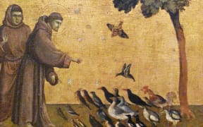 St Francis addressing the birds - Giotto.