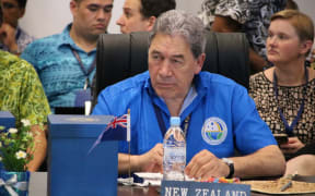 New Zealand's Foreign Minister Winston Peters attends the Pacific Islands Forum on 4 September, 2018.