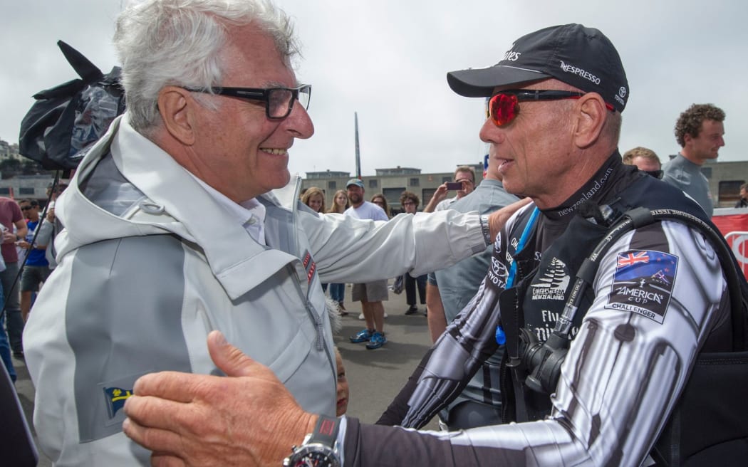 Patrizio Bertelli and Grant Dalton
