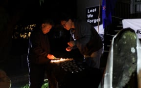 Dozens gathered in central Auckland on Monday to commemorate the 35th anniversary of the Tiananmen Square crackdown in Beijing.