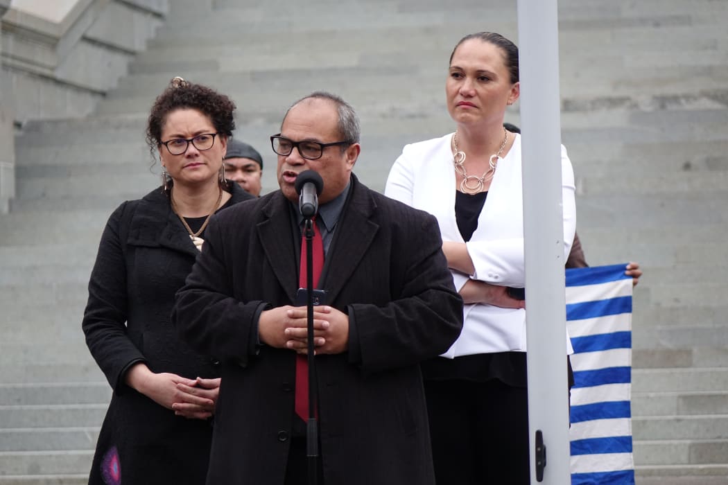 New Zealand MPs (from left) Louisa Wall, Su'a William Sio and Carmel Sepuloni.