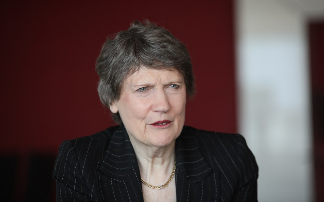 Former Prime Minister of New Zealand, Helen Clark speaks during an exclusive interview within the 21st Flying Broom International Women's Film Festival in Ankara, Turkey on May 16, 2018.