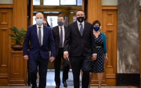 Shane Reti addresses media after Judith Collins loses her leadership