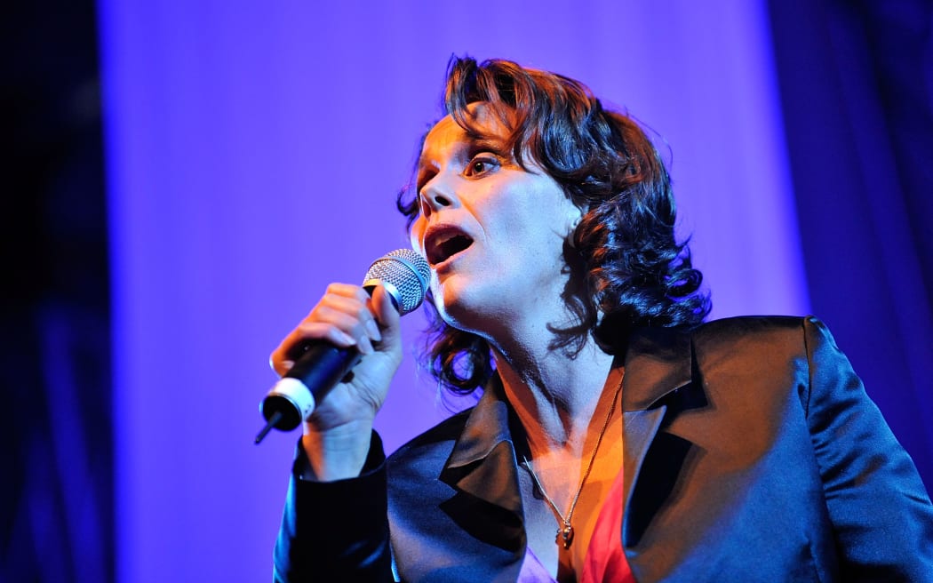 AUCKLAND, NEW ZEALAND - NOVEMBER 15:  Hinewehi Mohi performs on stage during the Raukatauri Music Therapy Centre Charity Auction at the Auckland Town Hall on November 15, 2008 in Auckland, New Zealand.  (Photo by Topic/WireImage)