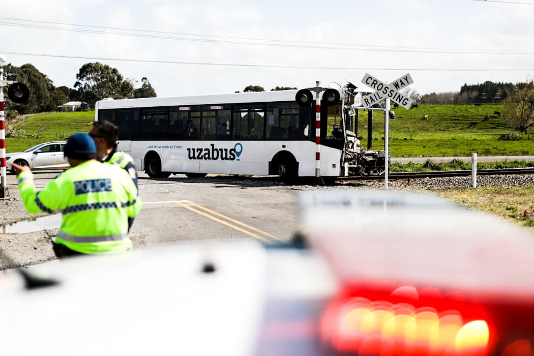 The driver of the bus was killed in the crash.