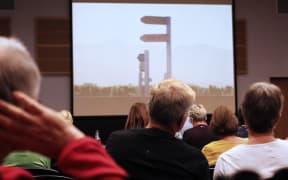 Omaka Valley residents at the Simcox Quarry hearing in Marlborough on 26 February, 2020.