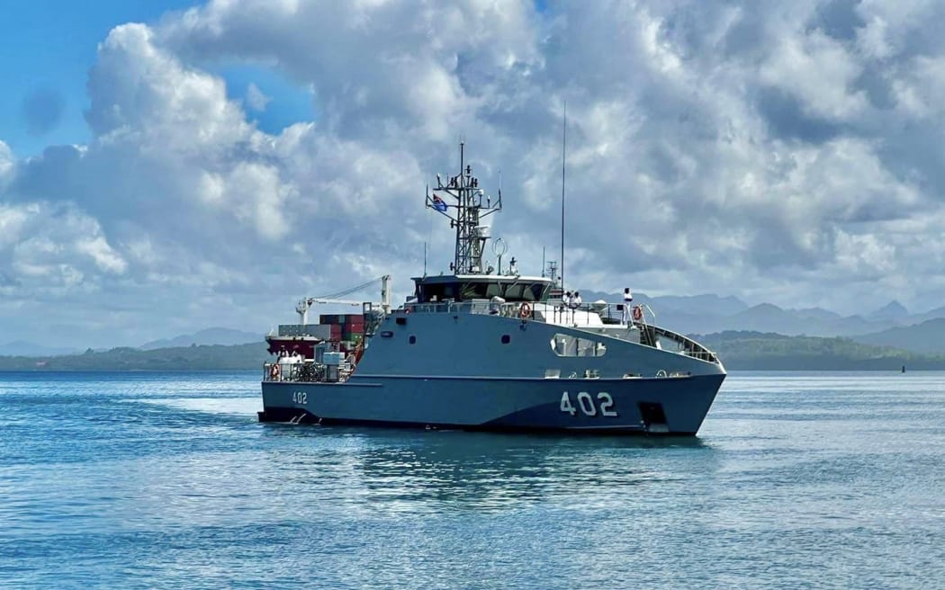 RFNS Puamau was a gift from the Australian government to Fiji and was commissioned last month. 3 May 2024