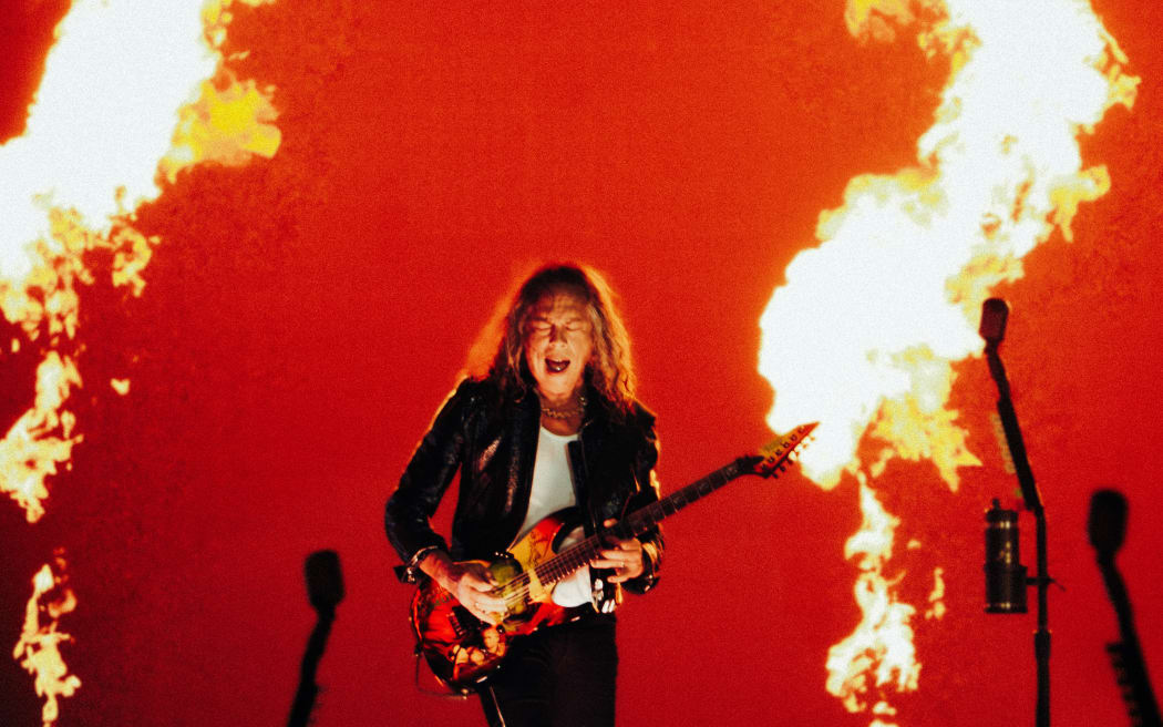 Metallica play at Auckland's Eden Park, November, 2025.