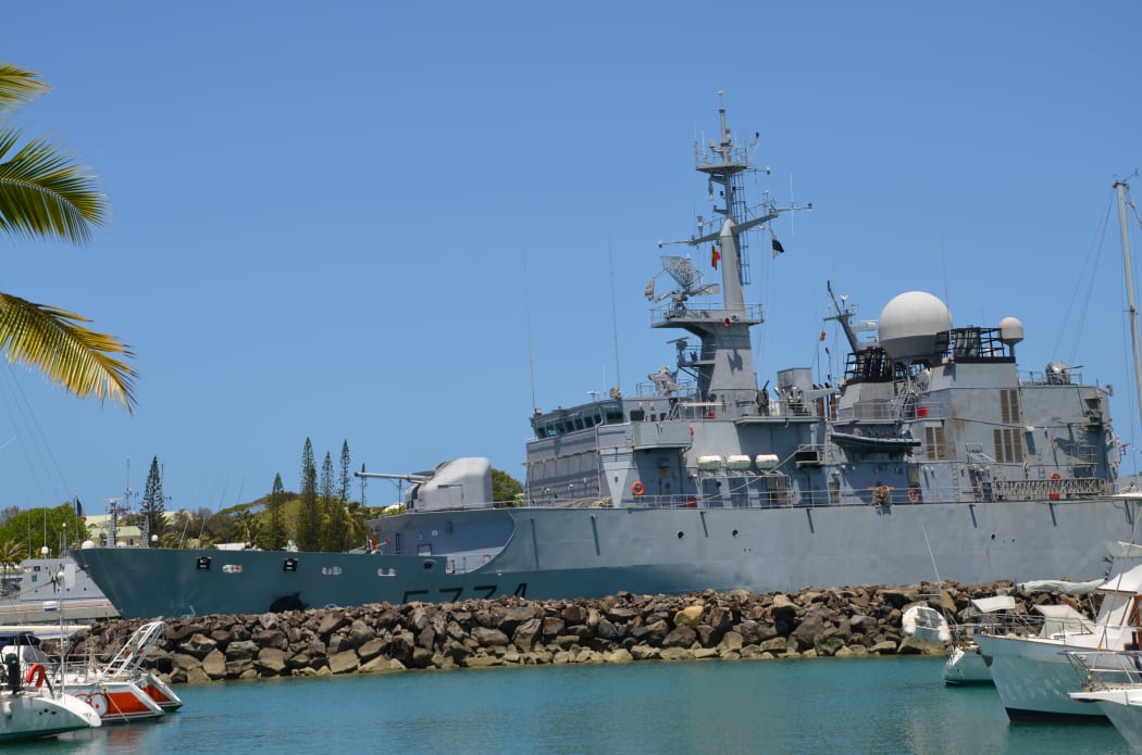 Vendemiaire in port in Noumea