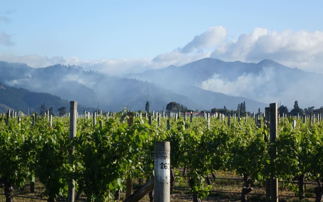 The fire is continuing to rage this morning.