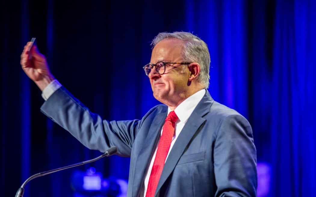 Anthony Albanese after election win