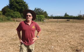 Peter Le Heron and his farm.