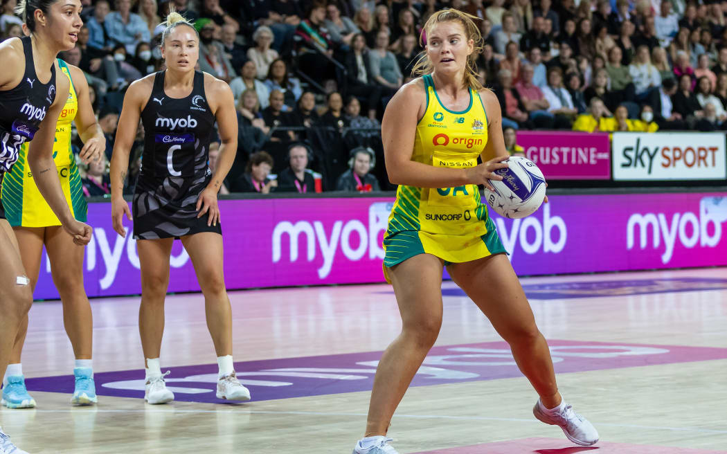 Steph Wood of Australia during last year's Constellation Cup series. Copyright photo: Aaron Gillions / www.photosport.nz