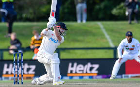 Henry Nicholls of the Black Caps  during Day 5 of the first cricket test match, New Zealand Black Caps Vs Sri lanka, at Hagley Oval, Christchurch, New Zealand. 13th March 2023. © Copyright photo: John Davidson / www.photosport.nz