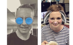 Susie Ferguson & Guyon Espiner on snapchat