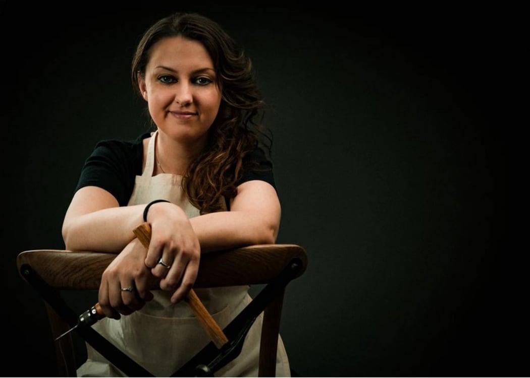 Repair and restoration artisan Jenna Milesi.