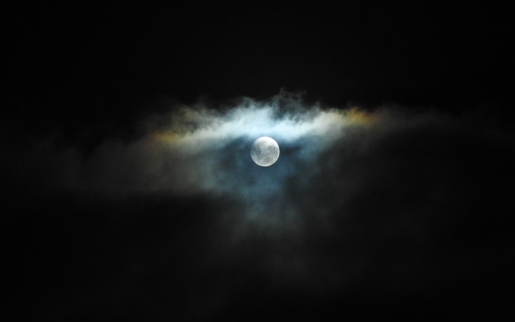 Russell Malthus captured this photo of the blood moon lunar eclipse, on Friday 14 March, 2025.