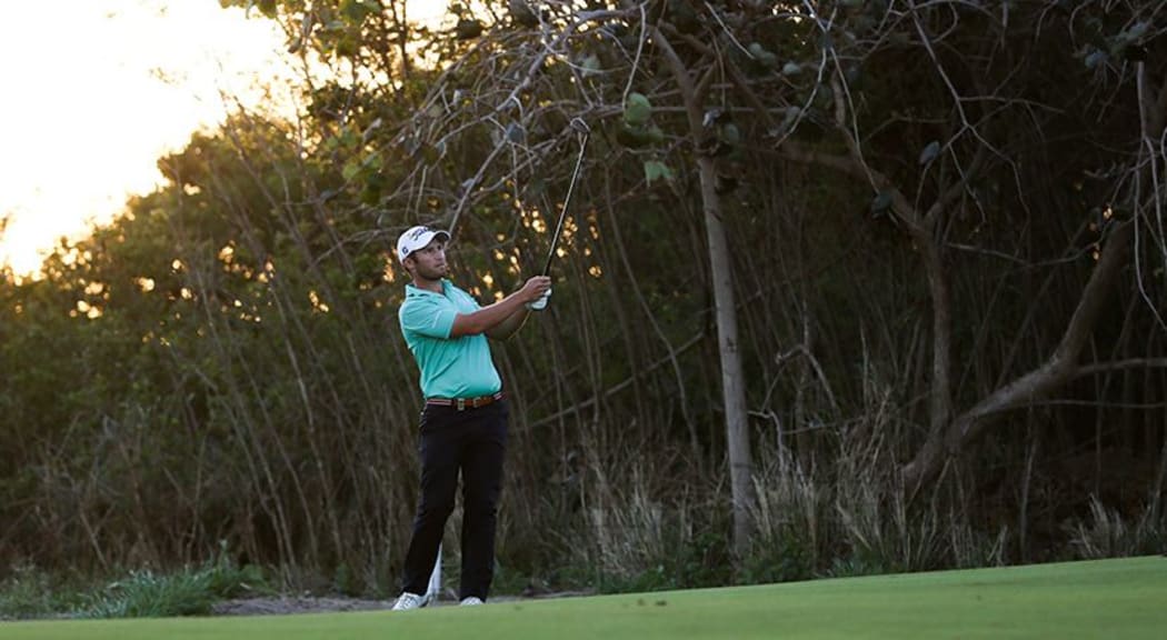 NZ's Ben Campbell has a share of the lead after the first round of the Fiji International