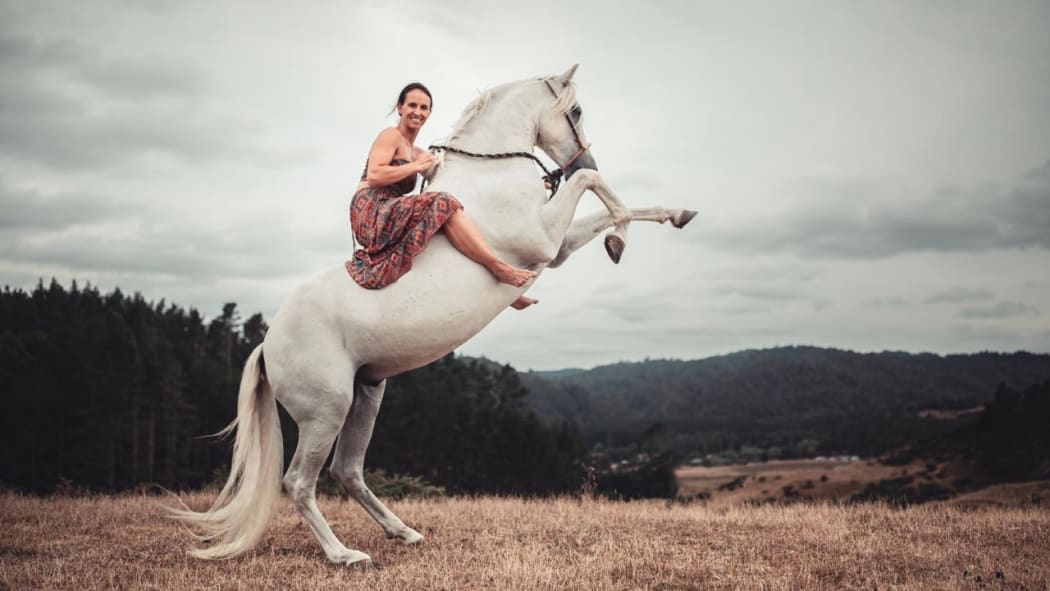 Stuntwoman Dayna Grant