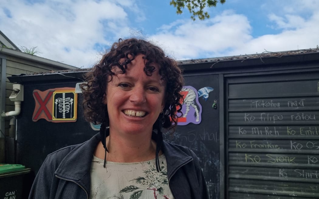 Oracy Aotearoa co-ordinator Toshi Phillips. RNZ/Samantha Gee.