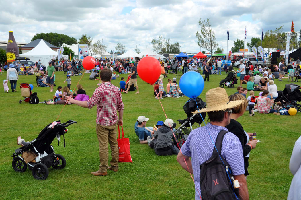 (file image) Families picnic at the 2012 Canterbury A&P show.