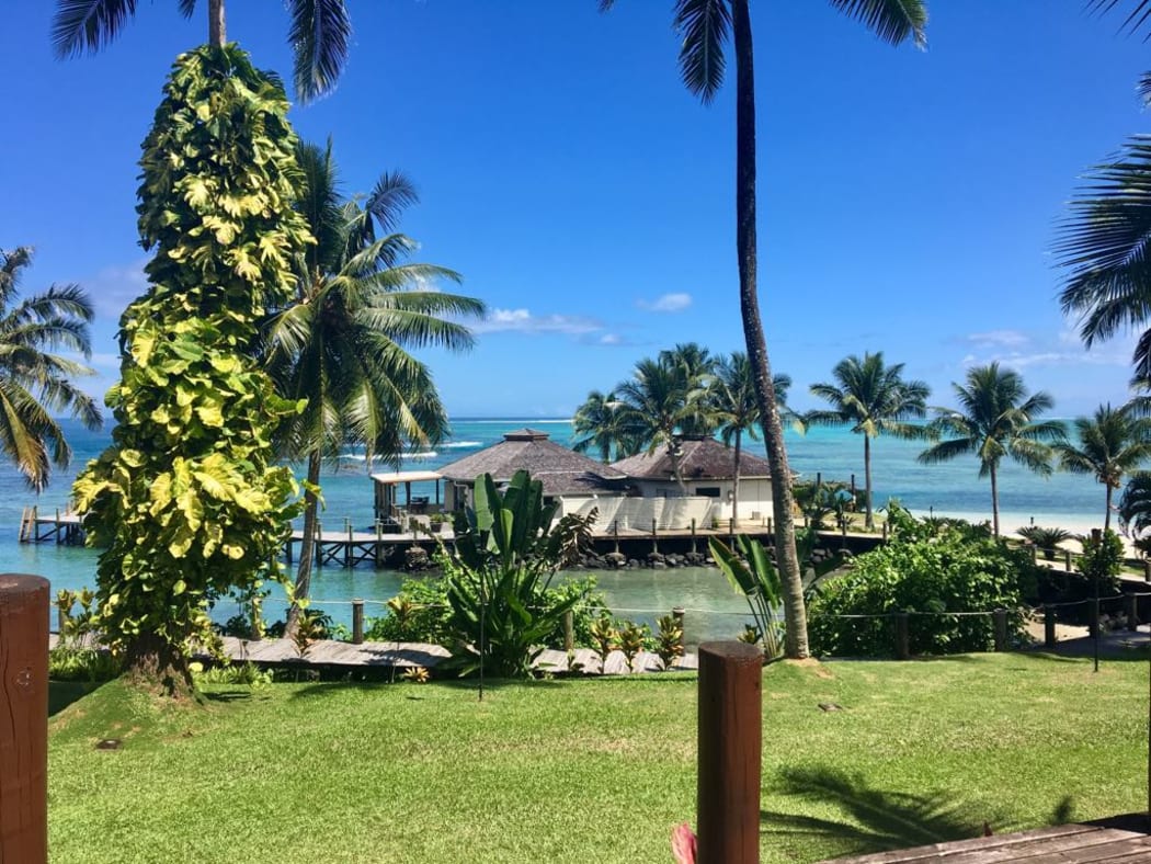 Sinalei Reef Resort's new lagoon pavilion.
