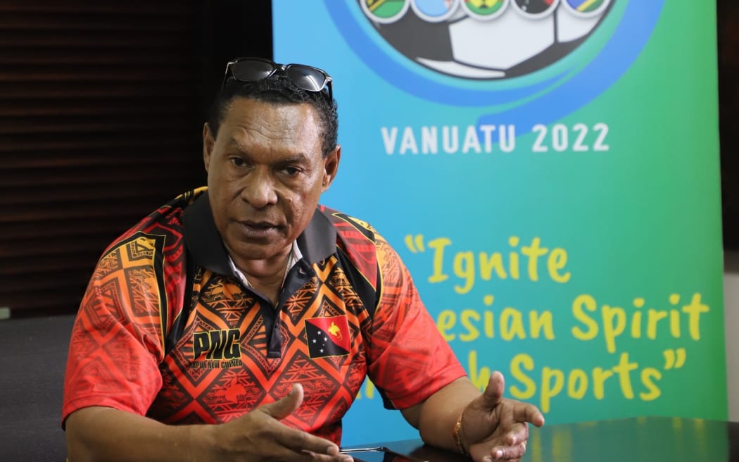 PNG Sports Foundation Executive Director Albert Veratau