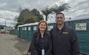 Christine Pātea and Danny Heke from the Mozzy Foundation