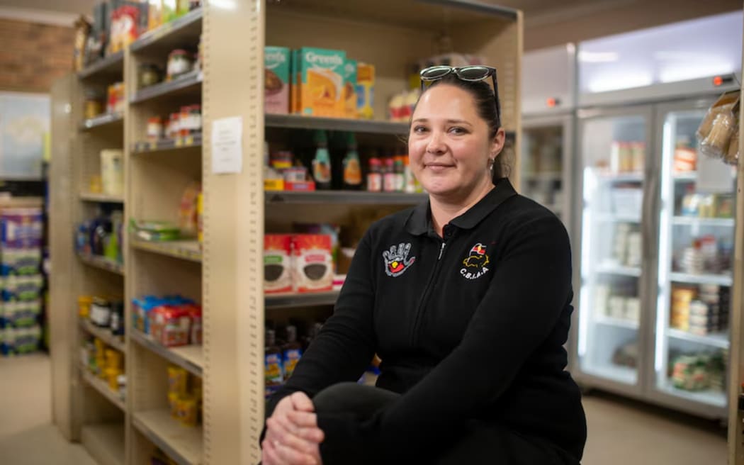 Kathryn Longey is the Cape Barren Aboriginal Association CEO, and often works in the island's only shop.