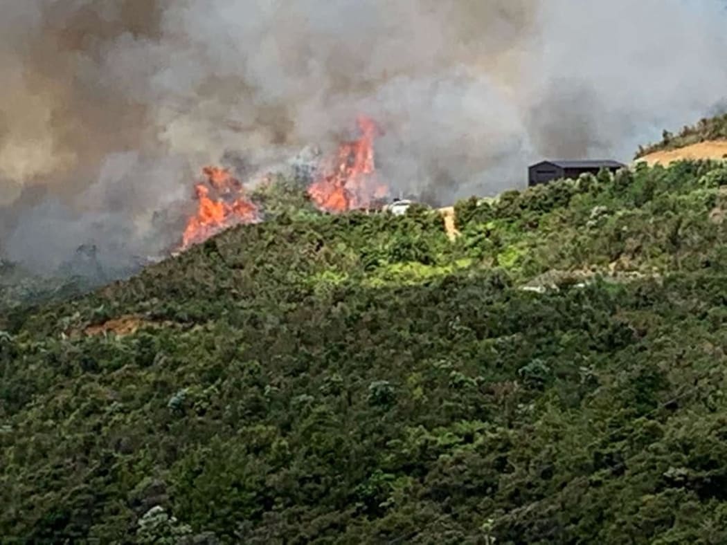 The scrub fire lead to evacuations at Sailors Grave and Pumpkin Hill Road.