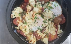 Double Shot café in Taupo - Baked Eggs