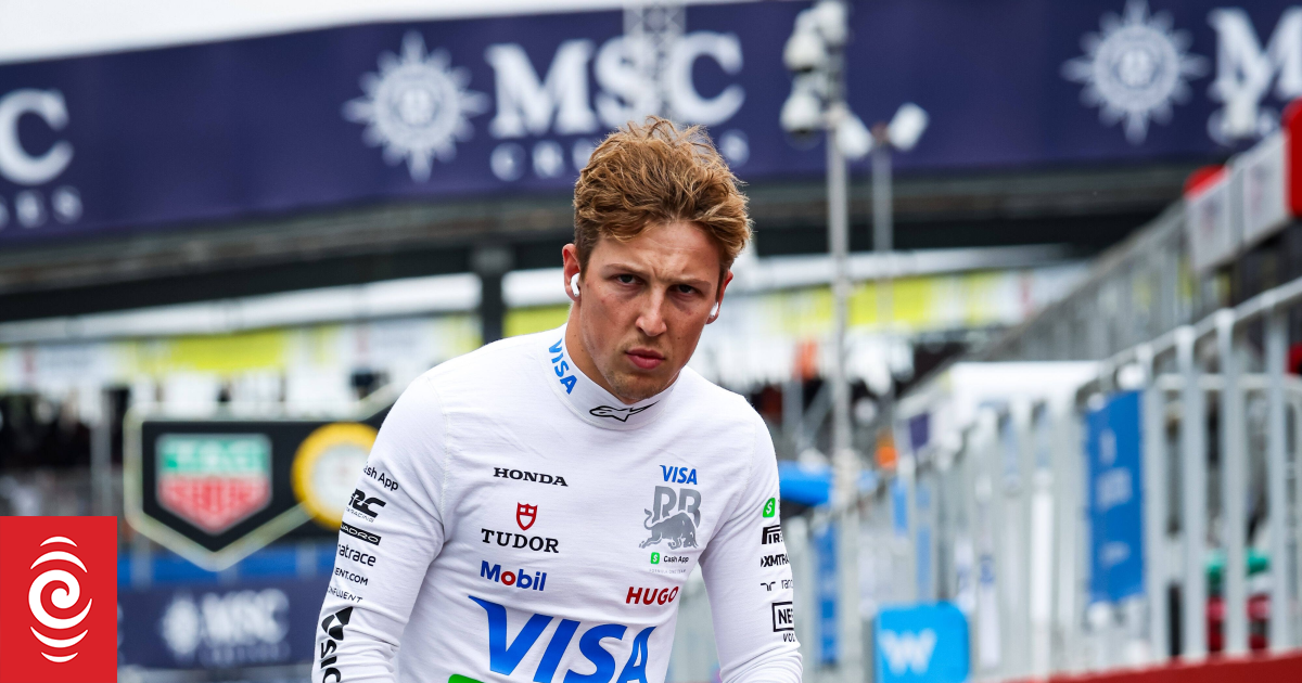 F1: Liam Lawson survives clash with team-mate to grab valuable points