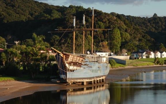 The Tui, once Kelly Tarlton’s Museum of Shipwrecks, has fallen into disrepair since its on-board restaurant closed more than 10 years ago.
