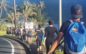 The Walk for Freedom was to raise awareness about human trafficking