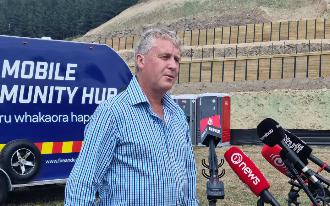 Maurice Noone, chairperson of Christchurch Adventure Park - speaking on day 4 of Port Hills fire response