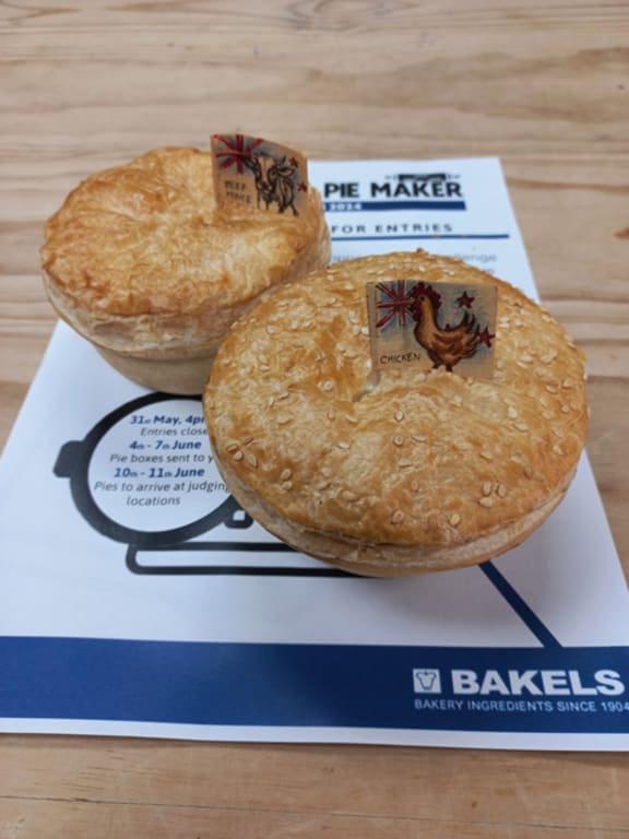 Pies from Timaru's U-Bake bakery where Lianna MacFarlane works.
