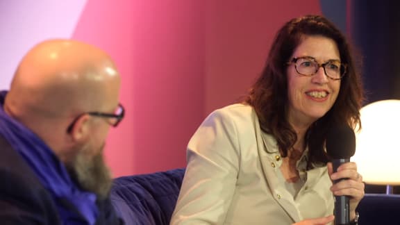 Prince's recording engineer throughout the 80s, Susan Rogers, speaking at a Red Bull Music Academy event