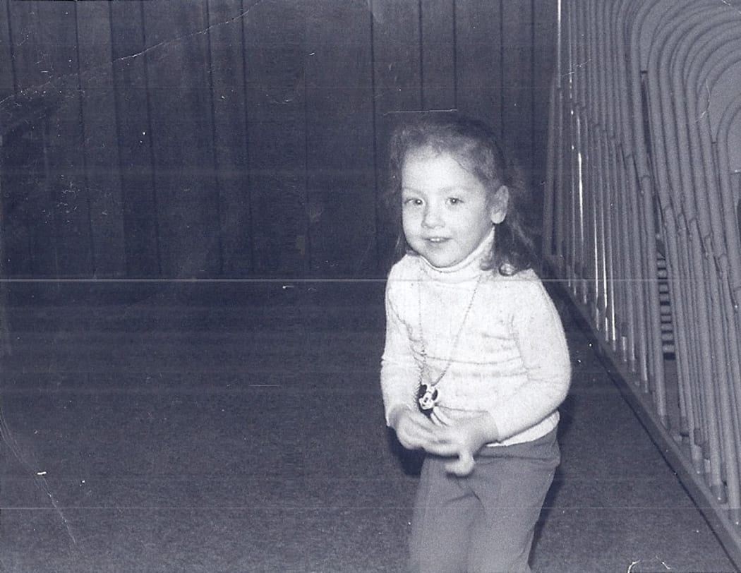 Bigelsen as a child. "My parents say I was daydreaming in this picture."