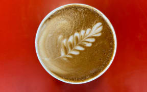 A flat white from Coffix.
