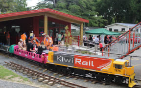 The Esplanade Scenic Railway was established in 1969 and travels through native bush and secluded areas of the Victoria  Esplanade in Palmerston North.