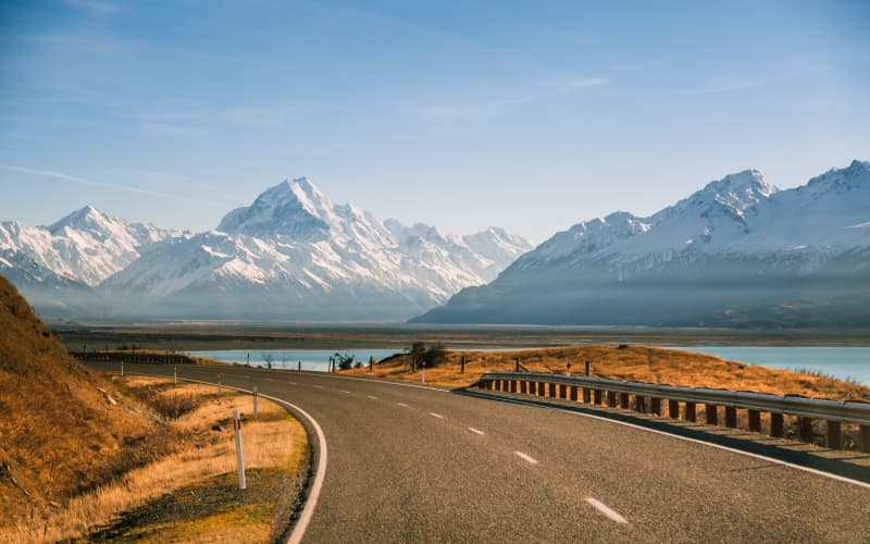Bus carrying 26 passengers slides off road near Aoraki/Mount Cook | RNZ
